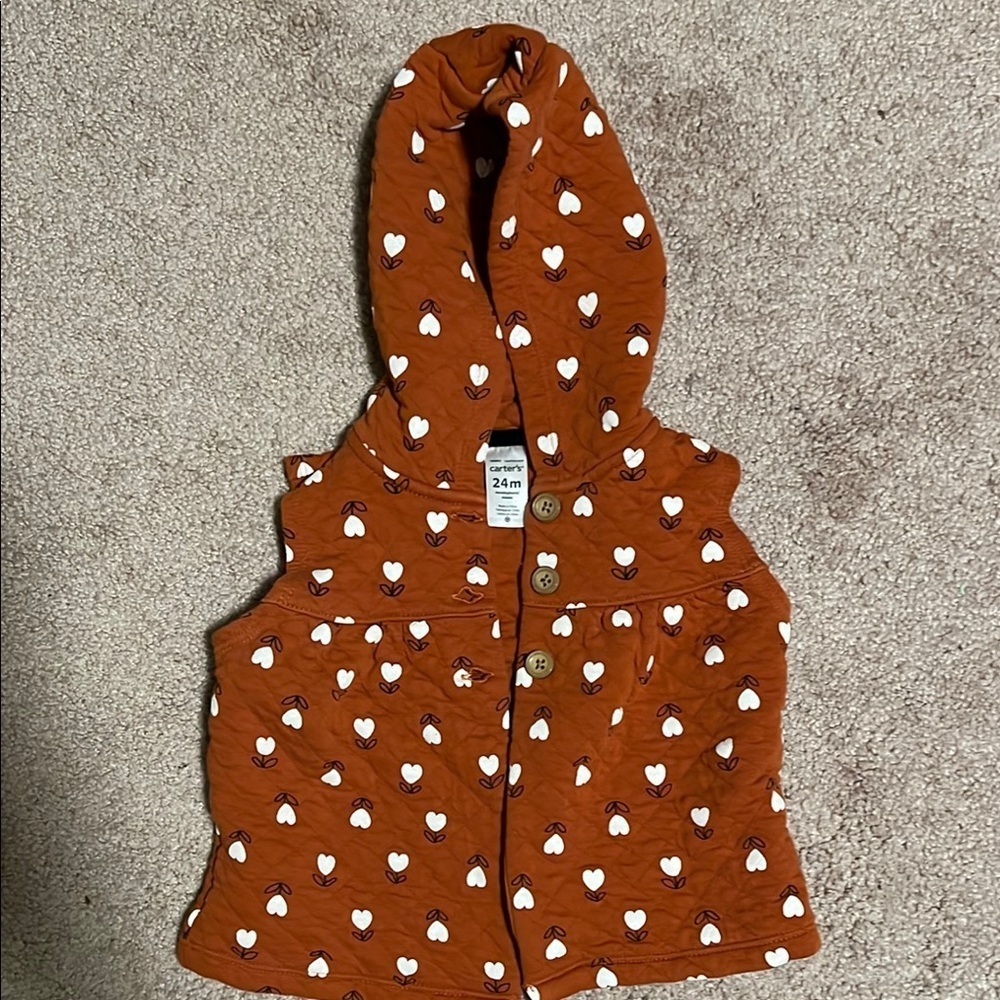 Carter’s Hooded Vest - Picture 1 of 2